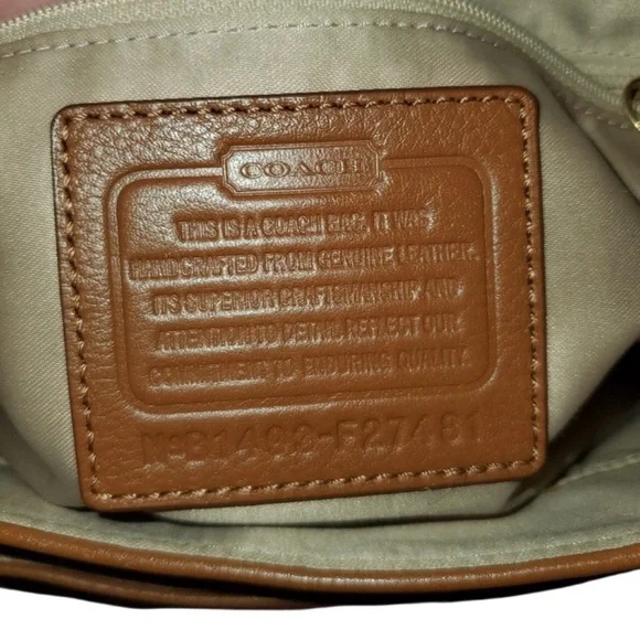 Coach Taylor Leather Flap Shoulder Bag 2014 - Picture 9 of 10